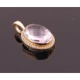 9ct Pink Amethyst Enhancer SOLD